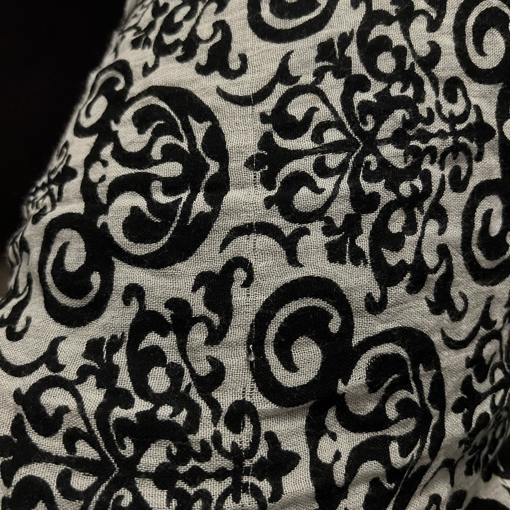 Disney Parks Hidden Mickey Icons Filigree Sheer Scarf - Picture 3 of 5